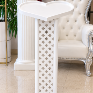 Guest Book Stand, White Heart