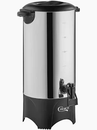 Coffee Maker, 100 Cup, Electric, Stainless